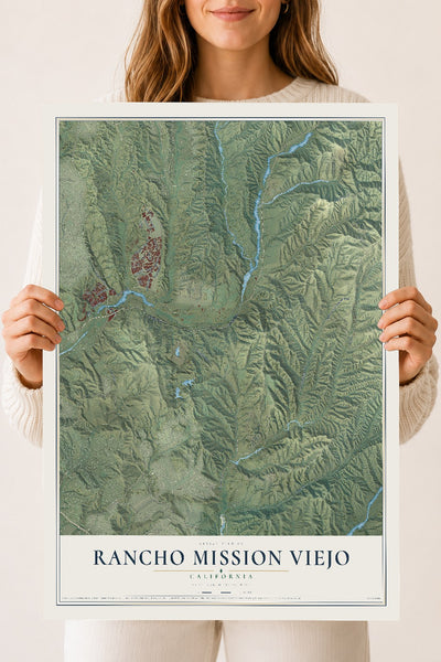 Map of Rancho Mission Viejo, California, 18 x 24 inch unframed archival matte print