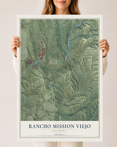 Map of Rancho Mission Viejo, California, 24 x 36 inch unframed archival matte print