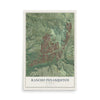 Map of Rancho Penasquitos, California, 12 x 18 inch unframed archival matte print