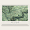 Red Corral, California map print, the full design