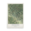 Map of Rolling Hills, California, 12 x 18 inch unframed archival matte print