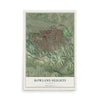 Map of Rowland Heights, California, 12 x 18 inch unframed archival matte print