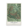 Map of Sabre Springs, California, 12 x 18 inch unframed archival matte print