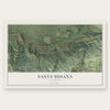Santa Susana, California map print, the full design