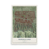 Map of Sherman Oaks, California, 12 x 18 inch unframed archival matte print