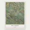 Sky Valley, California map print, the full design