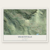 Smartsville, California map print, the full design