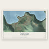 Soda Bay, California map print, the full design