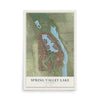 Map of Spring Valley Lake, California, 12 x 18 inch unframed archival matte print