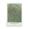 Map of Thousand Palms, California, 12 x 18 inch unframed archival matte print