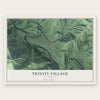 Trinity Village, California map print, the full design