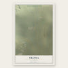 Trona, California map print, the full design