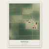 Tuttle, California map print, the full design