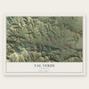 Val Verde, California map print, the full design