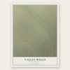 Valley Wells, California map print, the full design