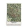 Map of Wildomar, California, 12 x 18 inch unframed archival matte print