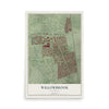 Map of Willowbrook, California, 12 x 18 inch unframed archival matte print