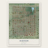 Barnum, Colorado map print, the full design