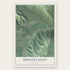 Beulah Valley, Colorado map print, the full design