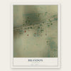 Brandon, Colorado map print, the full design