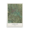 Map of Cañon City, Colorado, 12 x 18 inch unframed archival matte print