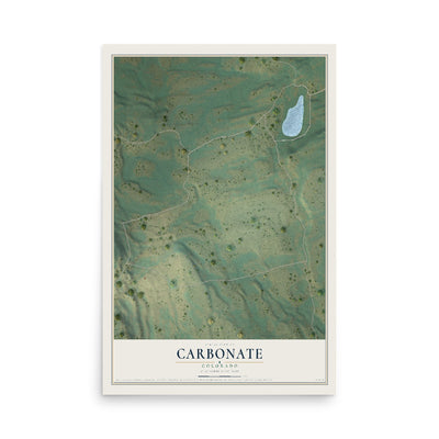 Map of Carbonate, Colorado, 12 x 18 inch unframed archival matte print