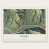 Chacra, Colorado map print, the full design
