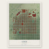 Cole, Colorado map print, the full design