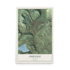 Map of Durango, Colorado, 12 x 18 inch unframed archival matte print
