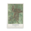 Map of Englewood, Colorado, 12 x 18 inch unframed archival matte print