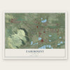 Fairmount, Colorado map print, the full design