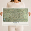 Map of Foxfield, Colorado, 12 x 18 inch unframed archival matte print