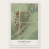 Globeville, Colorado map print, the full design