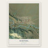 Hartsel, Colorado map print, the full design