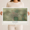 Map of Holyoke, Colorado, 12 x 18 inch unframed archival matte print