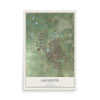 Map of Lafayette, Colorado, 12 x 18 inch unframed archival matte print
