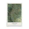 Map of Lake City, Colorado, 12 x 18 inch unframed archival matte print
