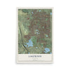 Map of Lakewood, Colorado, 12 x 18 inch unframed archival matte print