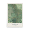 Map of Larkspur, Colorado, 12 x 18 inch unframed archival matte print