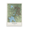 Map of Littleton, Colorado, 12 x 18 inch unframed archival matte print