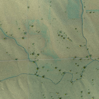Close-up of the map of Lone Star, Colorado print showing street and building detail