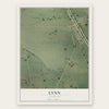 Lynn, Colorado map print, the full design