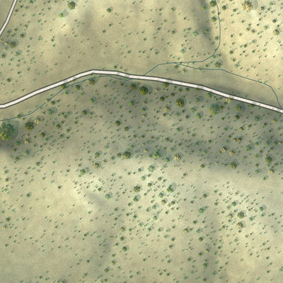 Close-up of the map of McCoy, Colorado print showing street and building detail