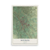 Map of Montrose, Colorado, 12 x 18 inch unframed archival matte print