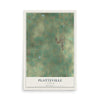 Map of Platteville, Colorado, 12 x 18 inch unframed archival matte print