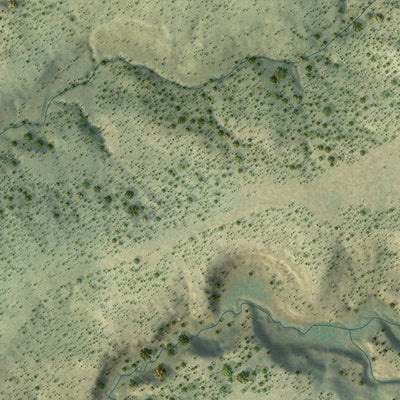 Close-up of the map of Redvale, Colorado print showing street and building detail