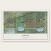 Regis, Colorado map print, the full design