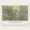 Security-Widefield, Colorado map print, the full design