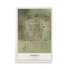 Map of Seibert, Colorado, 12 x 18 inch unframed archival matte print