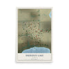 Map of Sheridan Lake, Colorado, 12 x 18 inch unframed archival matte print